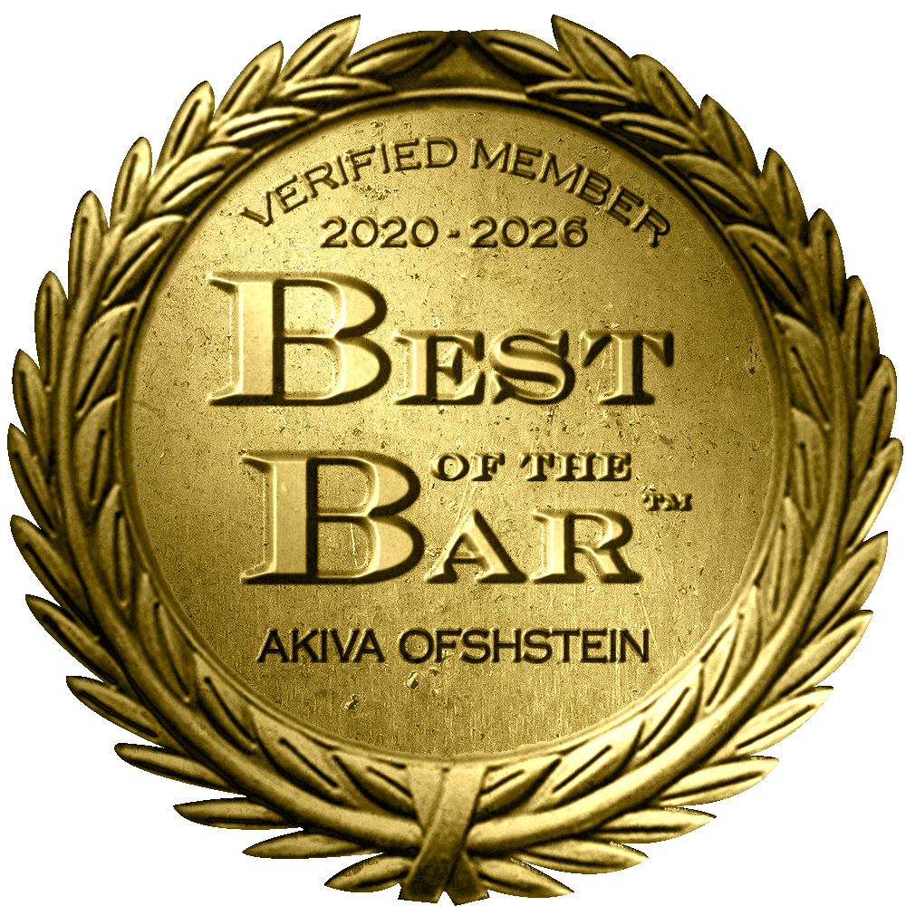 Best of the Bar — Verified Member 2020-2026, Akiva Ofshtein